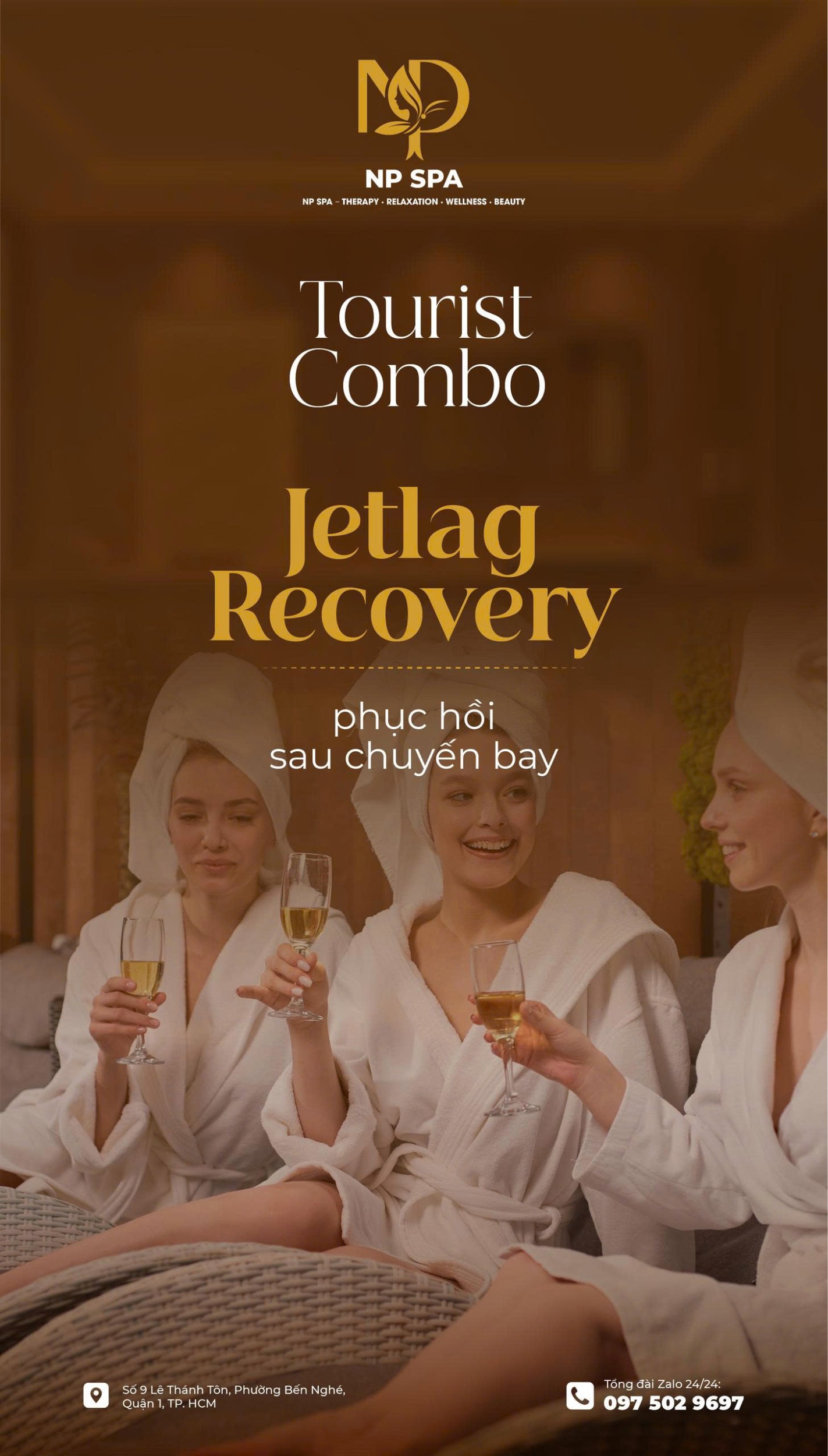 Combo “Jetlag Recovery” (phục hồi sau chuyến bay)